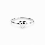 the little heart ring - sterling silver