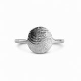 The Disc Ring - wax impression kit - sterling silver