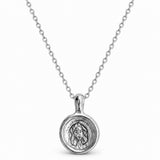 the virgo zodiac pendant - sterling silver