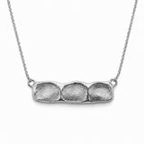 el colgante de barra de impresión - plata de ley