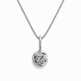 little initial - sterling silver