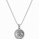 the pisces zodiac pendant - sterling silver