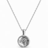 the sagittarius zodiac pendant - sterling silver