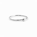 the little dot ring - sterling silver