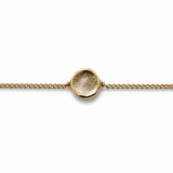 la impresión pulsera elegante - oro macizo