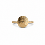 el anillo de impresión - oro macizo