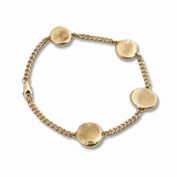 la pulsera clásica de impresión - oro macizo 