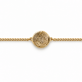 la impresión pulsera elegante - oro macizo