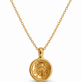 the cancer zodiac pendant - solid gold