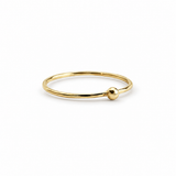 the little dot ring - solid gold