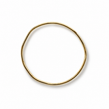 the unadorned bangle - solid gold