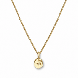 formed initial - solid gold