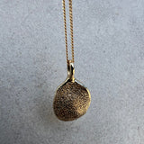 the impression pendant - solid gold