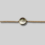 la impresión pulsera elegante - oro macizo