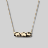 the impression bar pendant - solid gold