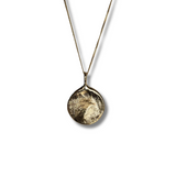 the impression pendant - solid gold