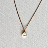 inicial formada - oro macizo