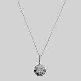 the moon visage pendant - sterling silver