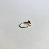 the little heart ring - solid gold