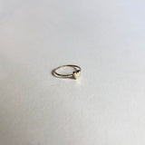 the little heart ring - solid gold