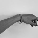 the unadorned bangle - sterling silver