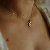 the mother pendant - solid gold